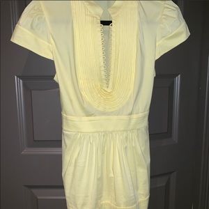 *2 for $25* BCBGMaxAzria yellow blouse